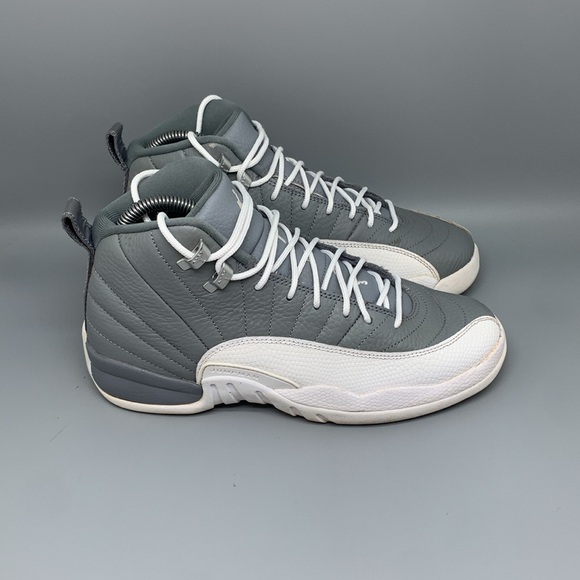 Jordan 12 Retro Stealth Gray Basketball Shoes 153265-015 Women’s Sz 8 - Picture 1 of 10